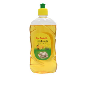 Bio-Swachh Premium Dishwash Liquid, Lemon Fragrance, 500ml Concentrated Formula for Kitchen Utensils