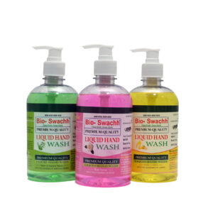 Bio-Swachh Premium Liquid Hand Wash Set, 3 Fragrances - Neem & Aloe Vera, Rose, Lemon, Pack of 3